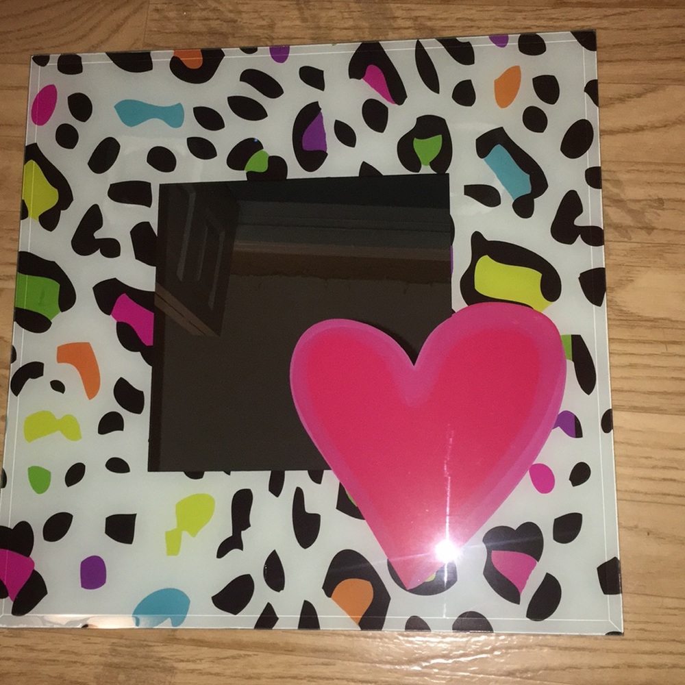 Never used before cheetah print mirror.